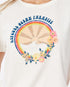Rip Curl - surf revival 70s tee - bone